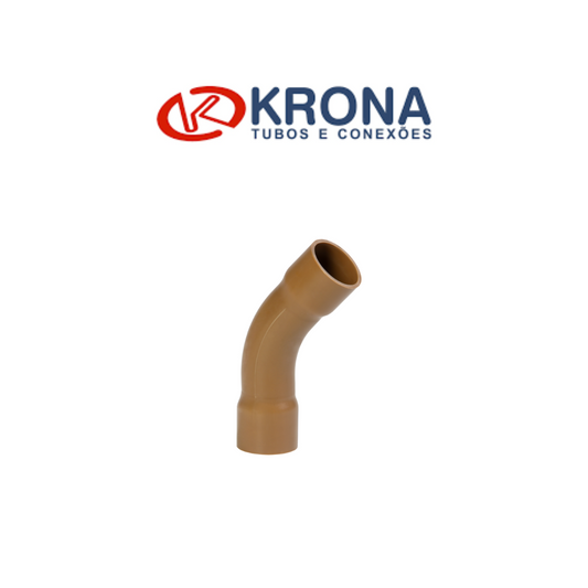 CURVA CURTA 45º SOLDÁVEL - KRONA