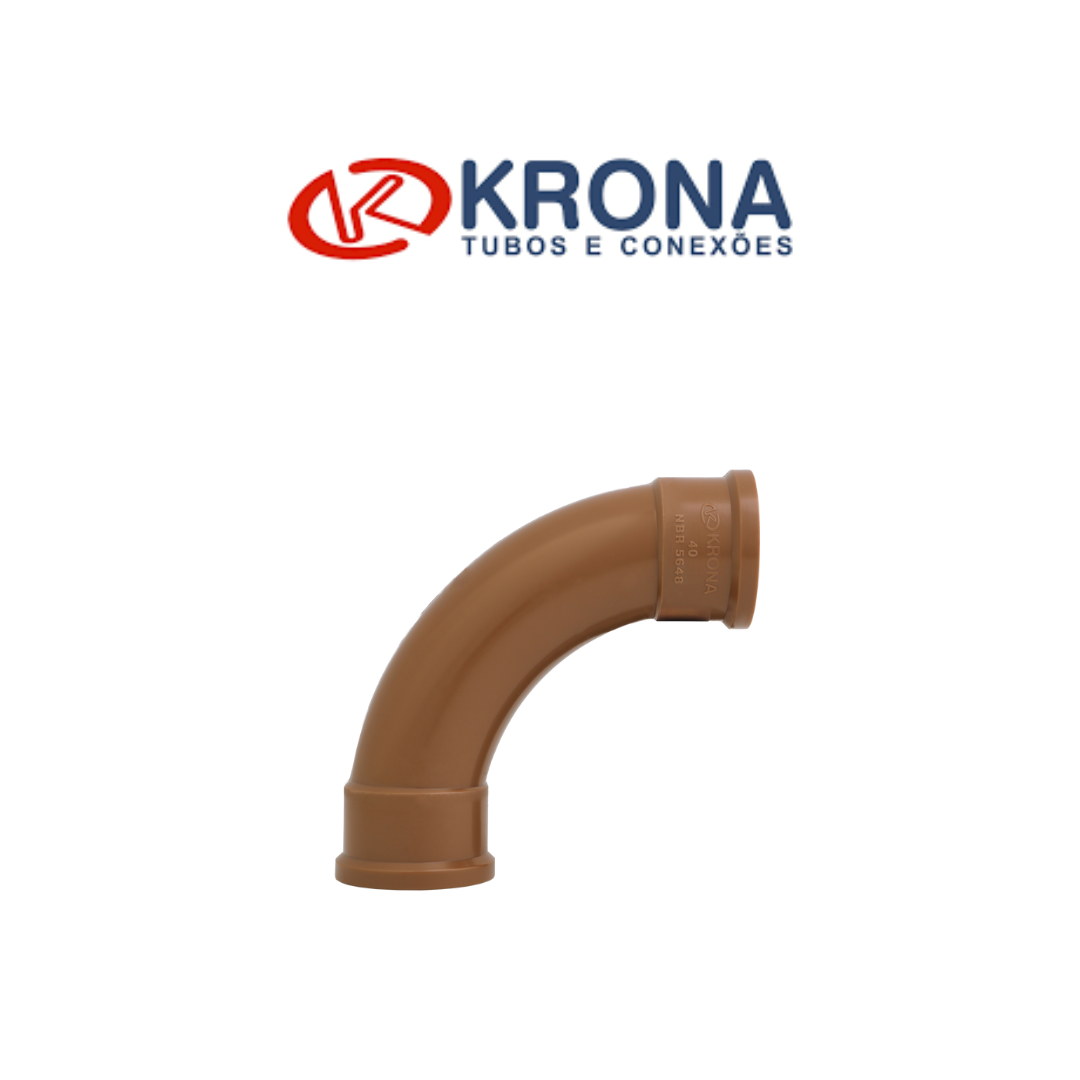 CURVA LONGA 90º SOLDAVEL - KRONA