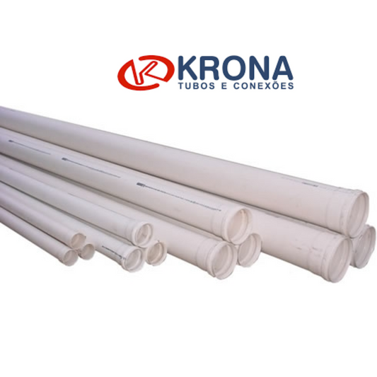 TUBO ESGOTO BARRA C/ 6MTS