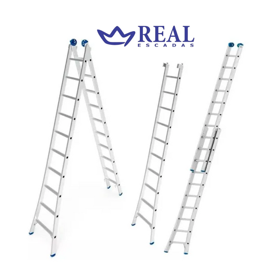 ESCADAS EXTENSIVAS DE ALUMINIO