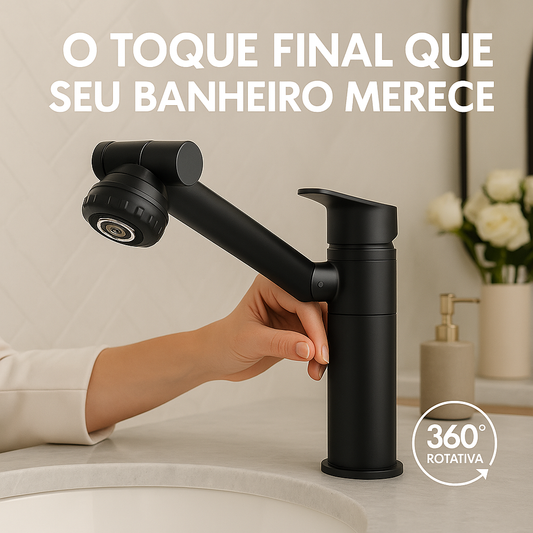 Torneira Black Lux Banheiro - KAVANT