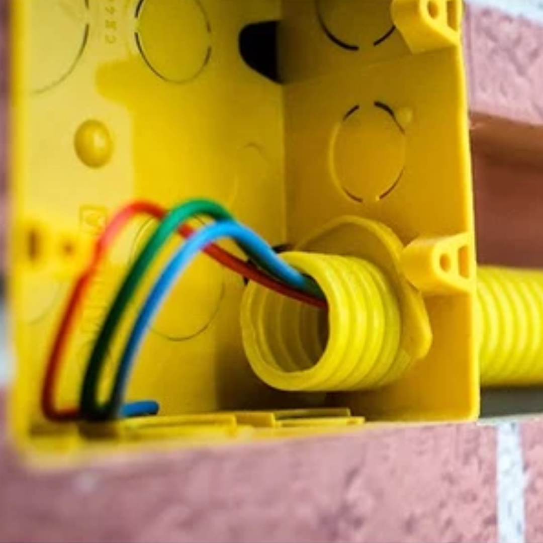 CAIXA DE LUZ OCTOGONAL 4X4 - AMARELO