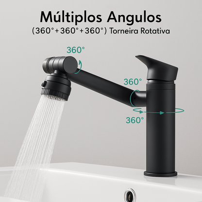 Torneira Black Lux Banheiro - KAVANT